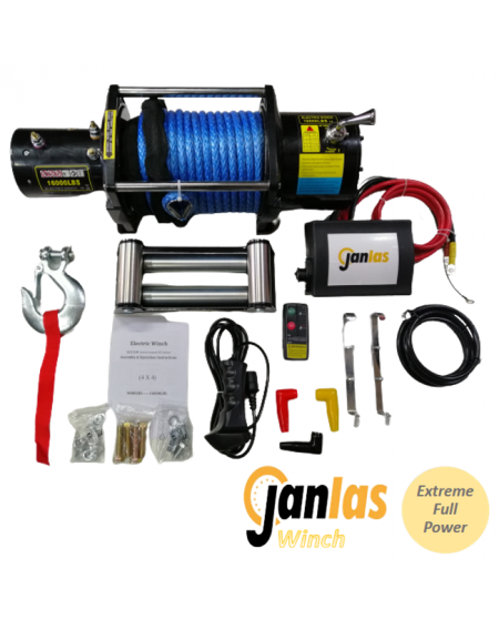 Janlas Extreme 16000 lbs Sentetik Halatlı 4x4 Offroad ve Oto Kurtarıcı Vinç